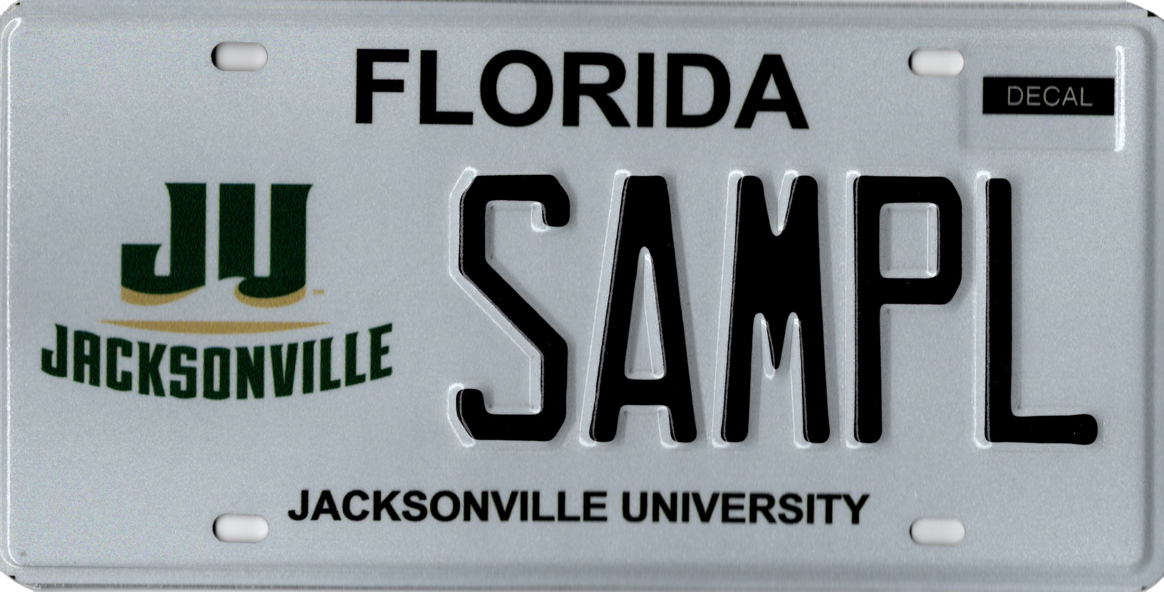 JU License Plate