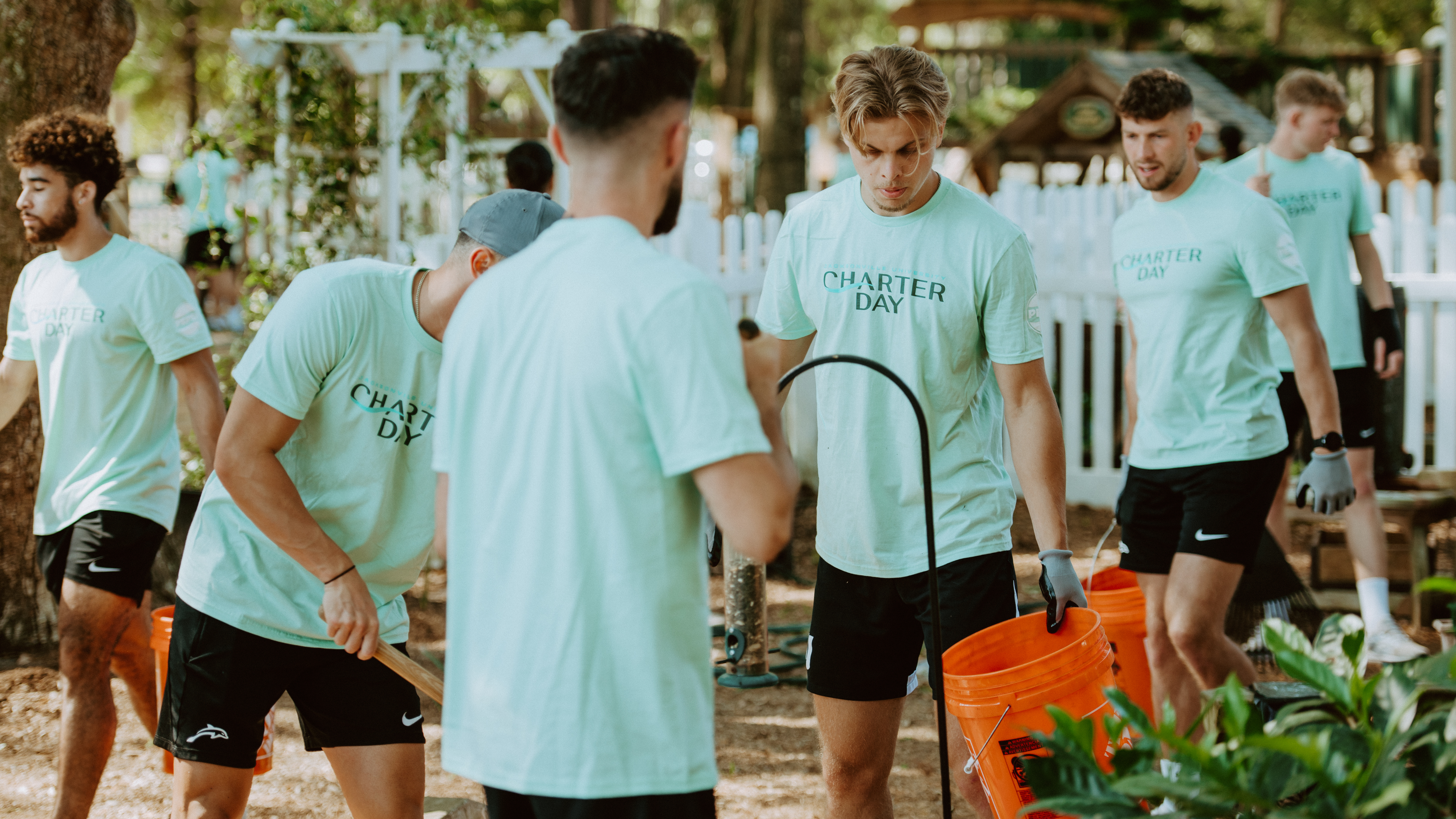 Students volunteer at Charter Day 2025