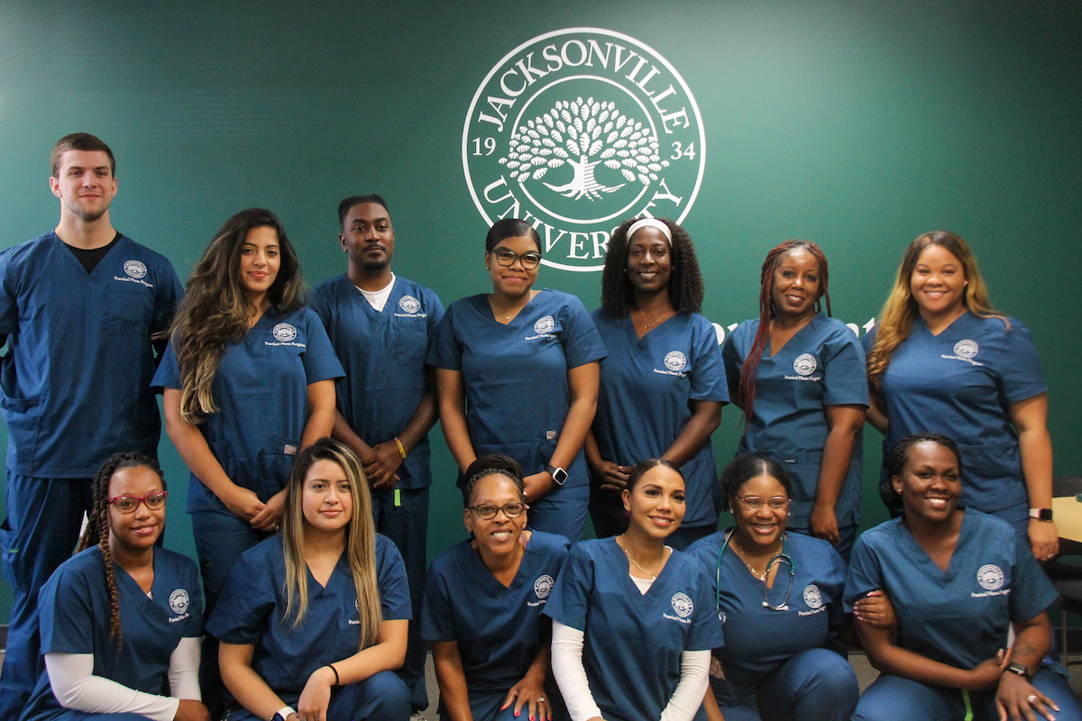 First Jacksonville University Practical Nurse class group photo