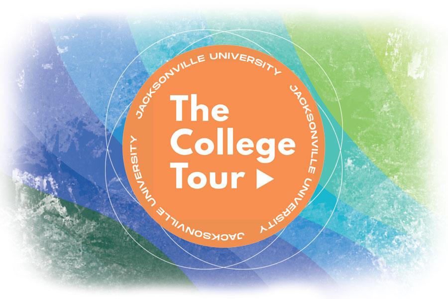 The College Tour logo with Jacksonville University around it.