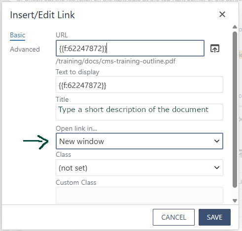 screenshot of file upload