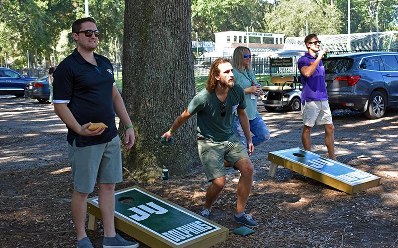 Cornhole Tournament at Homecoming