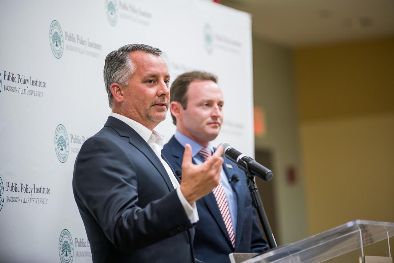 Former Congressmen David Jolly and Patrick Murphy