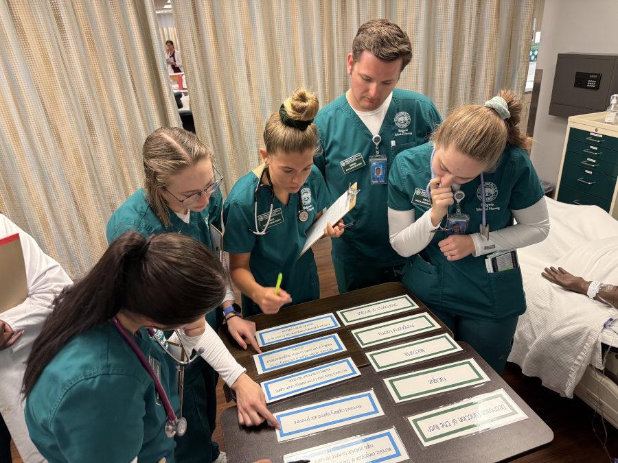 Nursing freshman students 