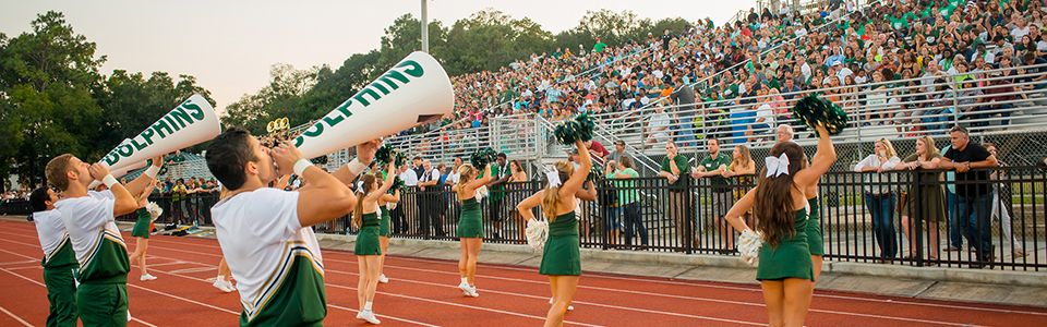 Students at Homecoming