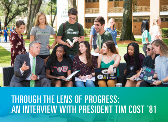 Through the Lens of Progress: An Interview with President Tim Cost ’81