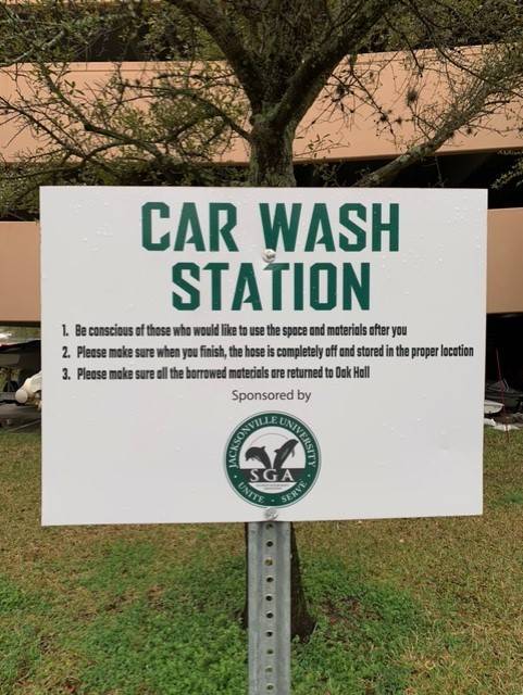 SGA Car Wash Sign