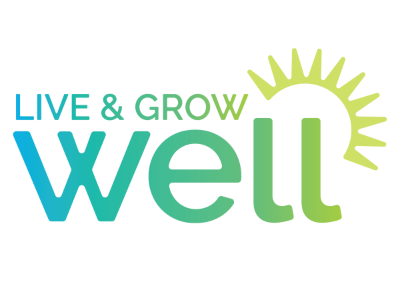 Intramurals logo: live & grow well