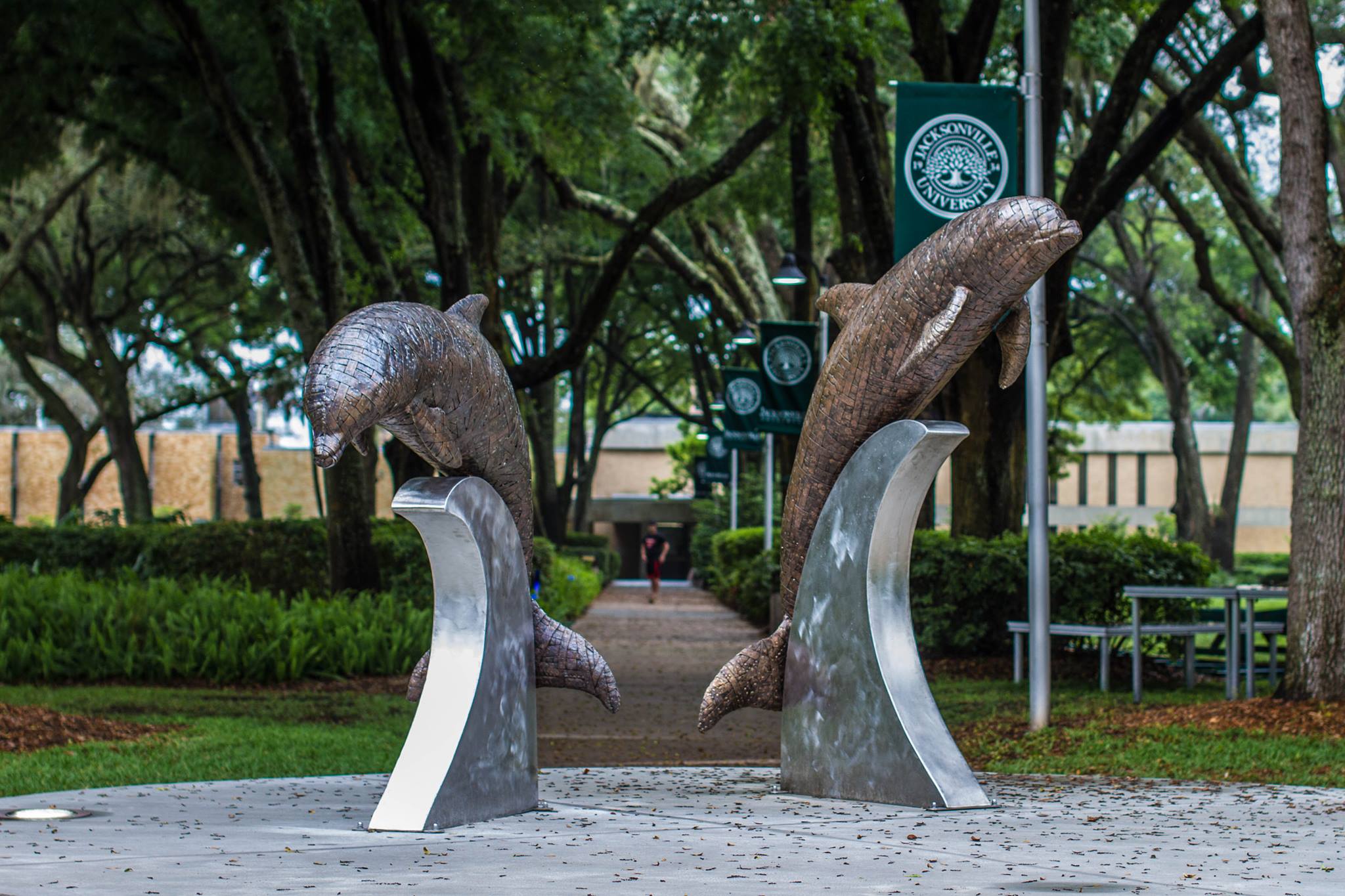 JU Dolphin Sculpture
