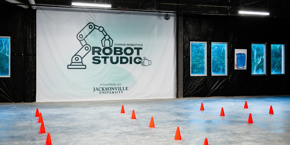The new Chang Robotics studio space in JU's STEAM building