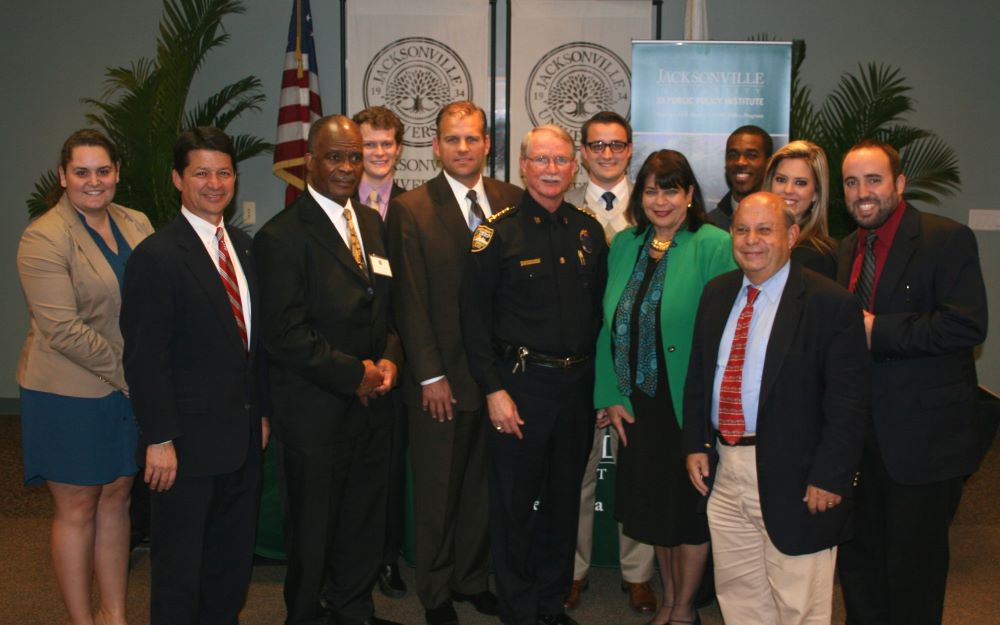 Florida politicians posing for a photo.