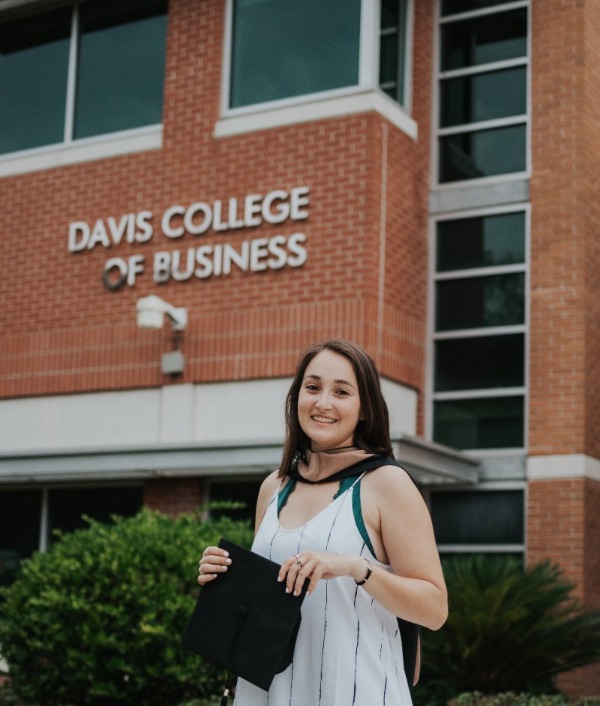 MBA student posing for a photo.