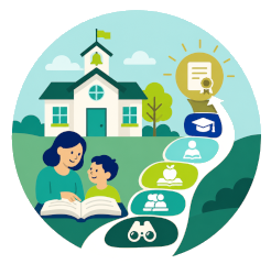 K-6 teaching icon