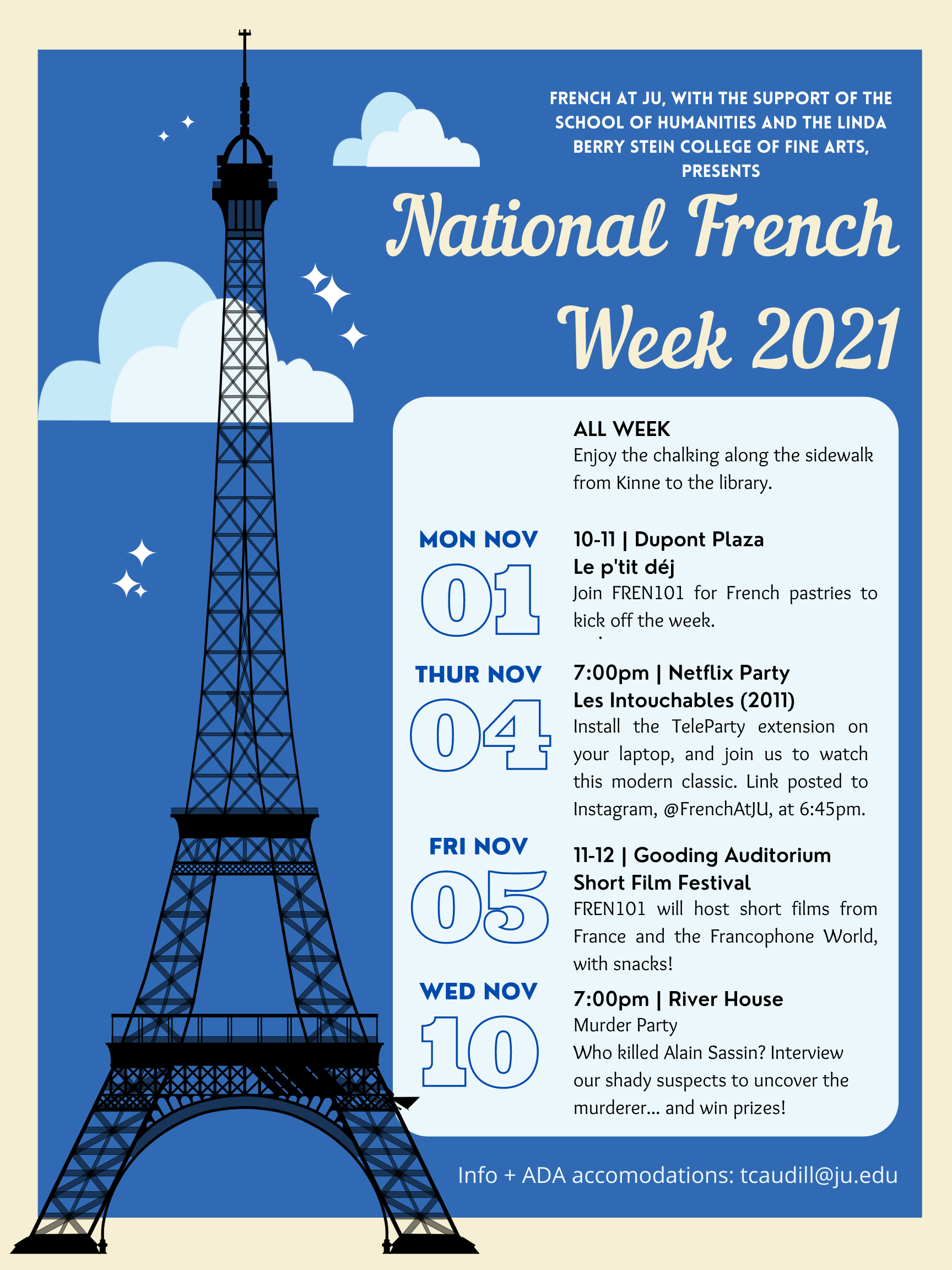 National French Week Flyer