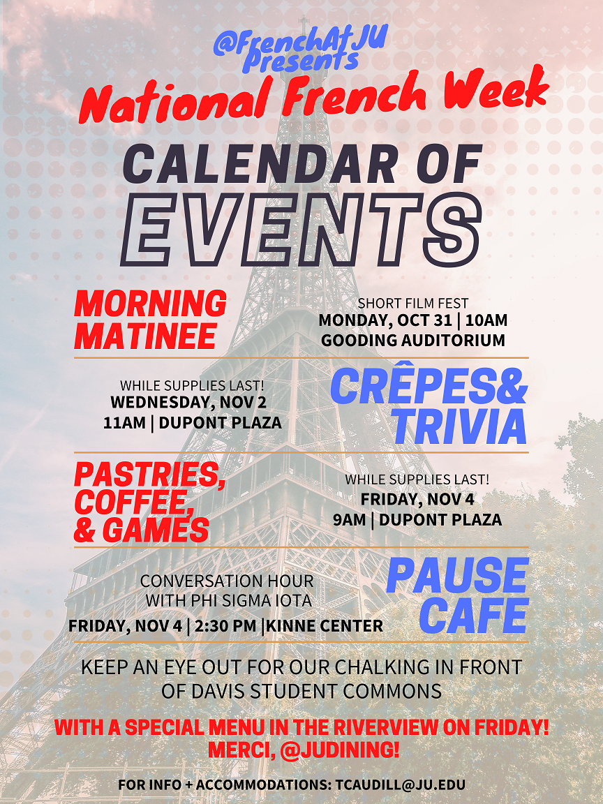 national french week flyer text in webpage