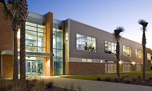 The LEED Certified Marine Science Research Institute building