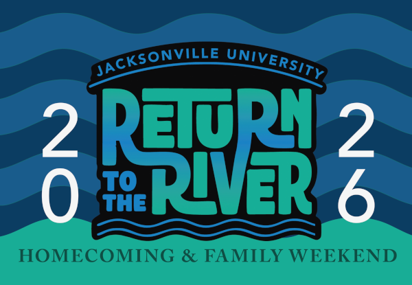 JU's Homecoming 2026 Return to the River Banner