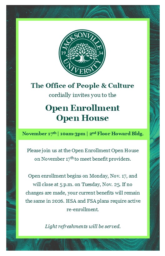 Open Enrollment flyer