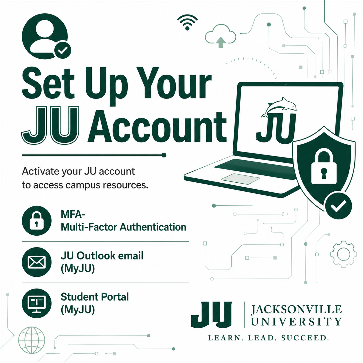 Set up your JU account