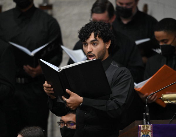 People singing in a group