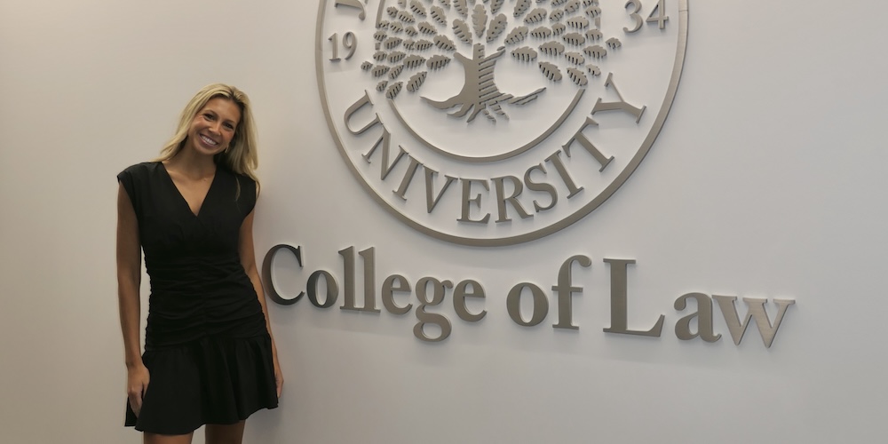 Anjelica Johnson inside the College of Law