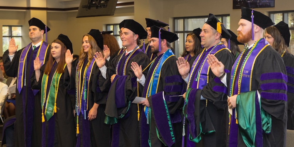 College of Law class at graduation