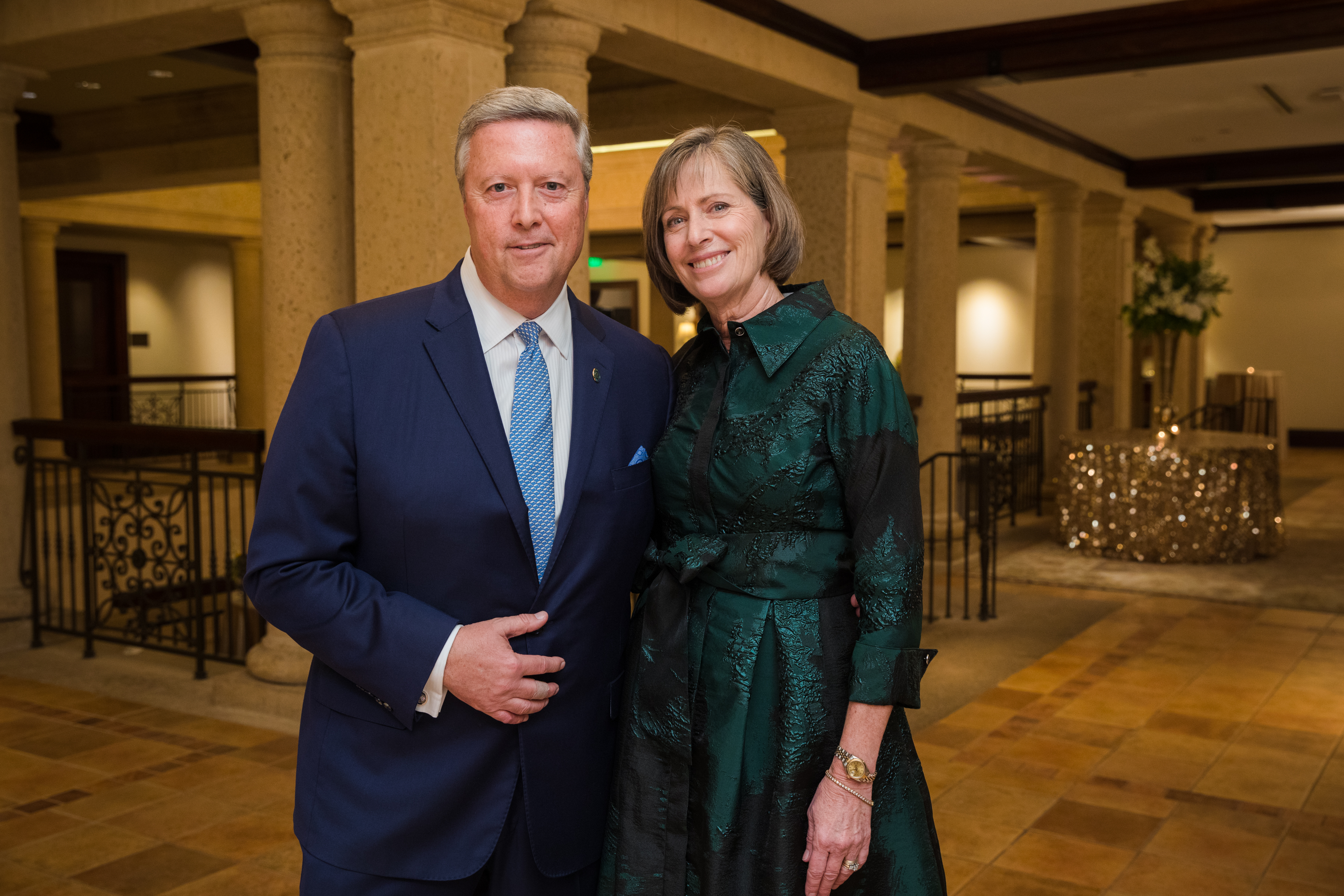 President Tim Cost with Mrs. Stephanie Cost