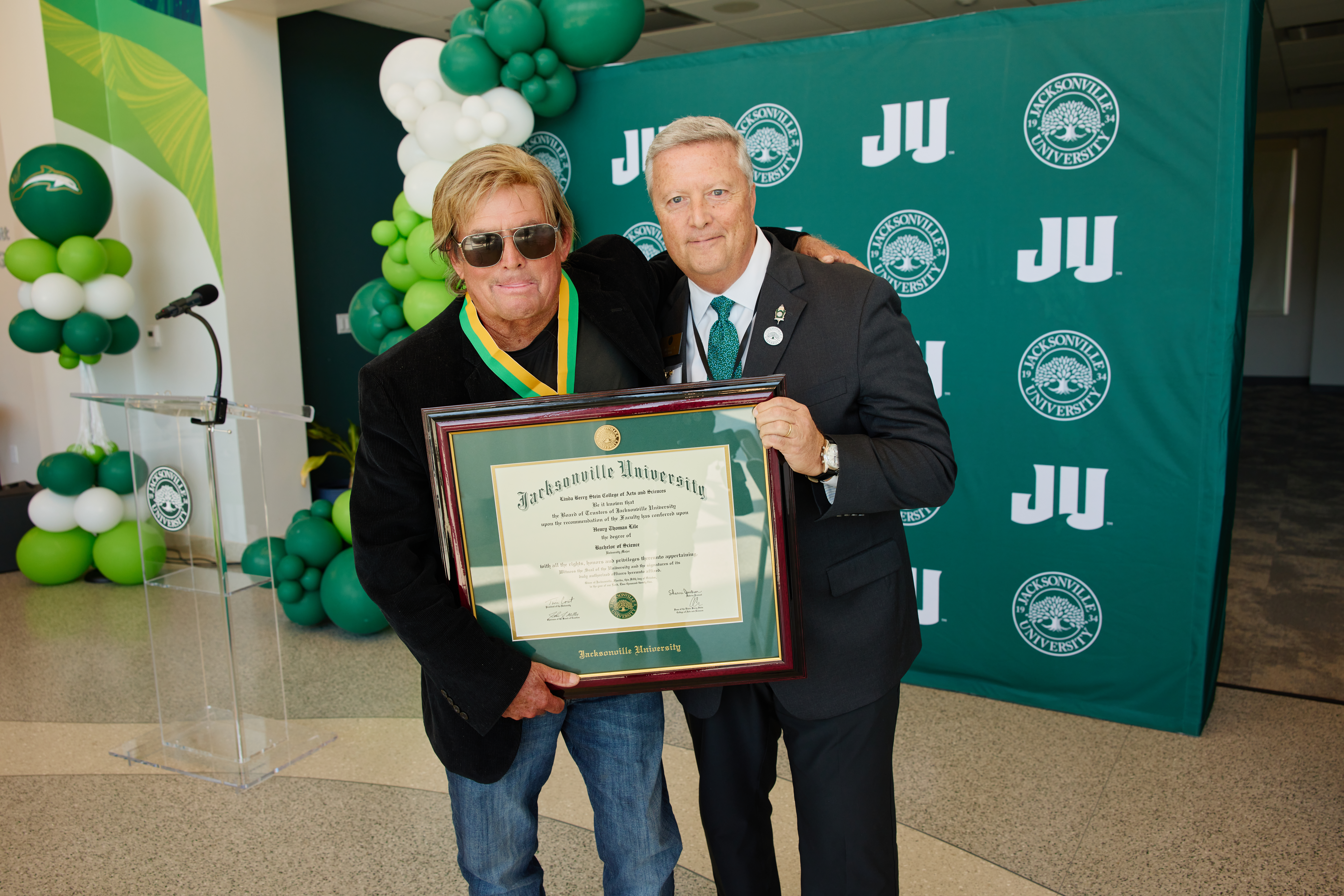 Tommy Lile with President Cost