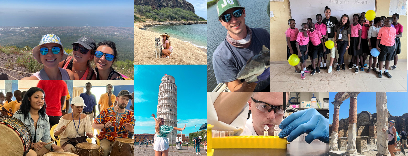 JU students traveled all over the world this summer. 