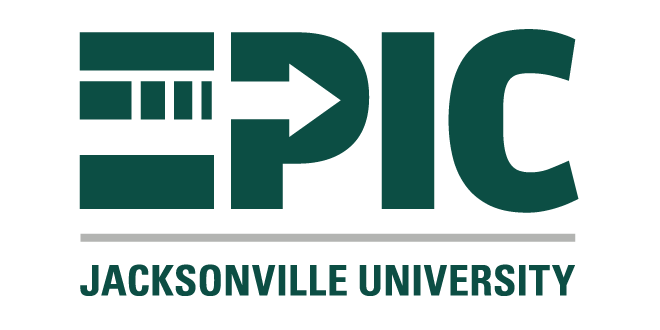The logo for EPIC at Jacksonville University.