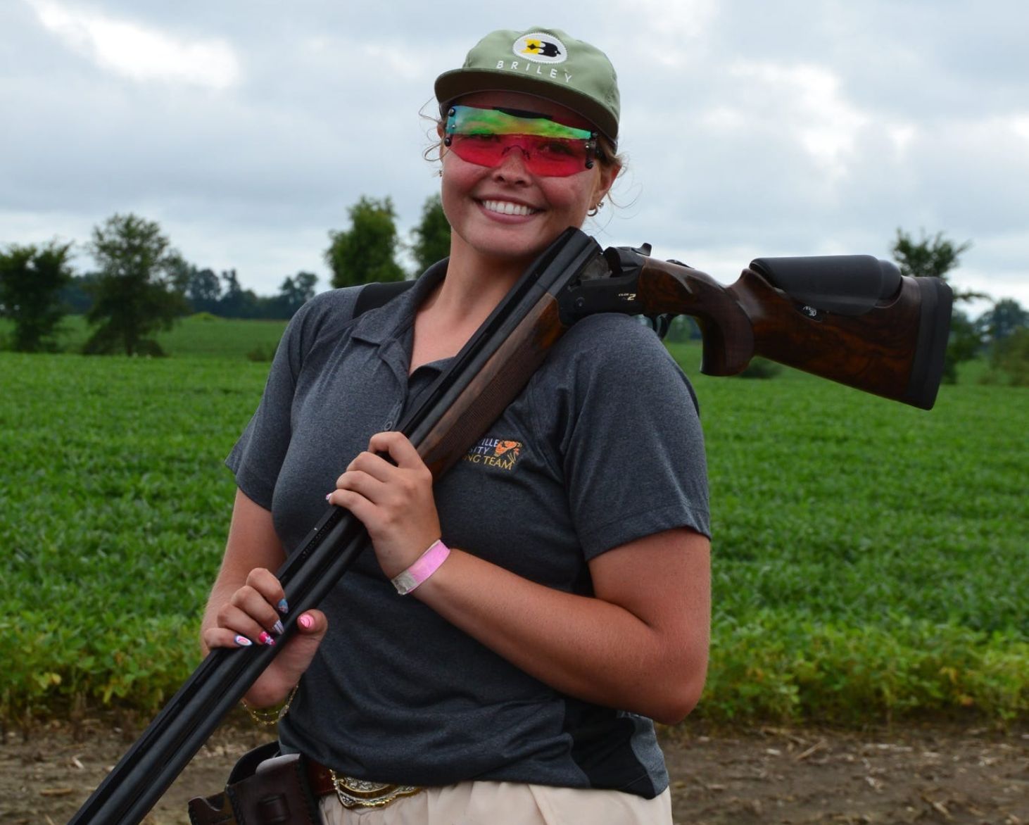 Kaylee Joseph on the shooting team