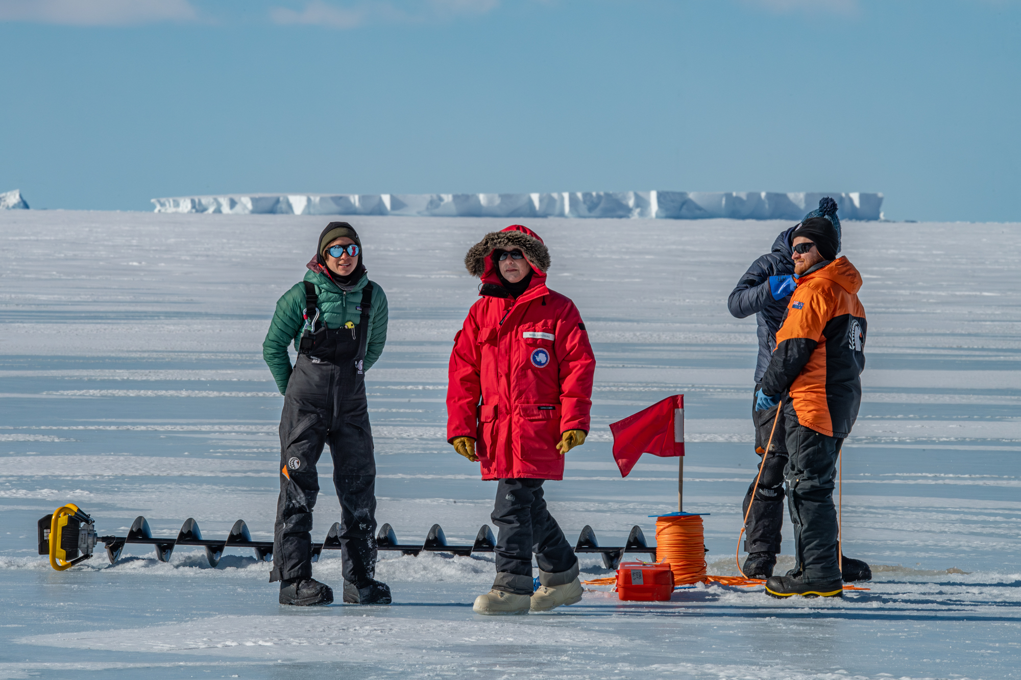 Dr. Goldberg on the ice