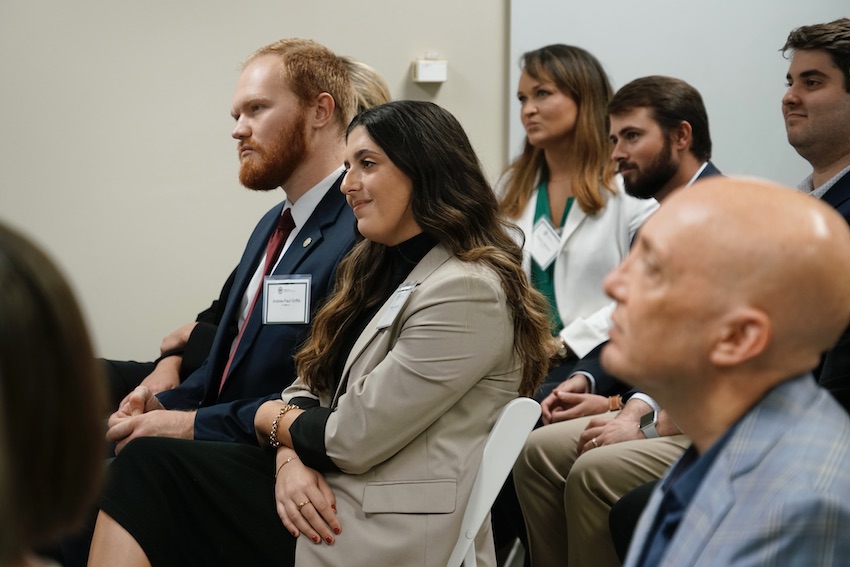 law students at ribbon cutting