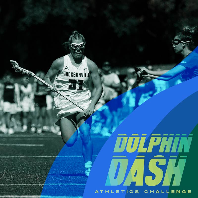 Dolphin Dash: Athletics Challenge, represented here by the women's lacrosse team