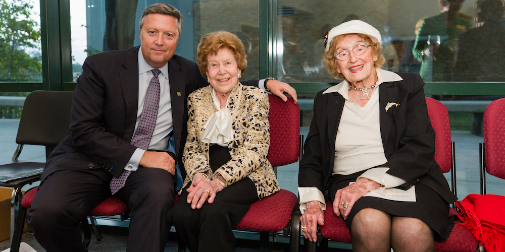 Tim Cost, Mary Virginia Terry and Fran Kinne