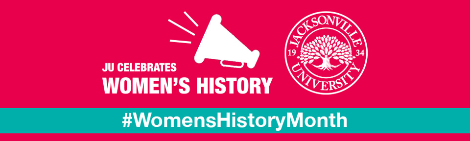 JU Women's History Month Graphic