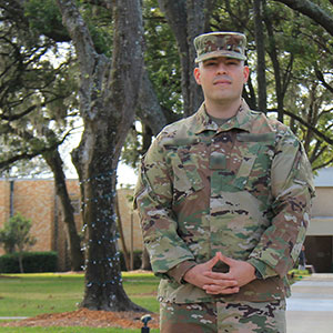 A military student. Click for military student instructions.