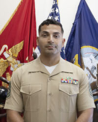 Gunnery Sergeant Steven R. Veliz headshot