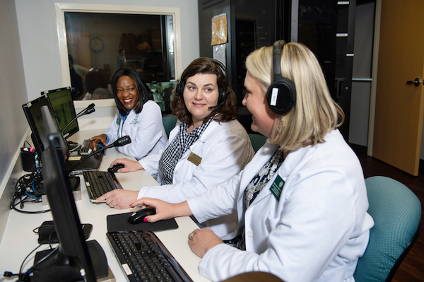 Informatics Nurses working at computers.