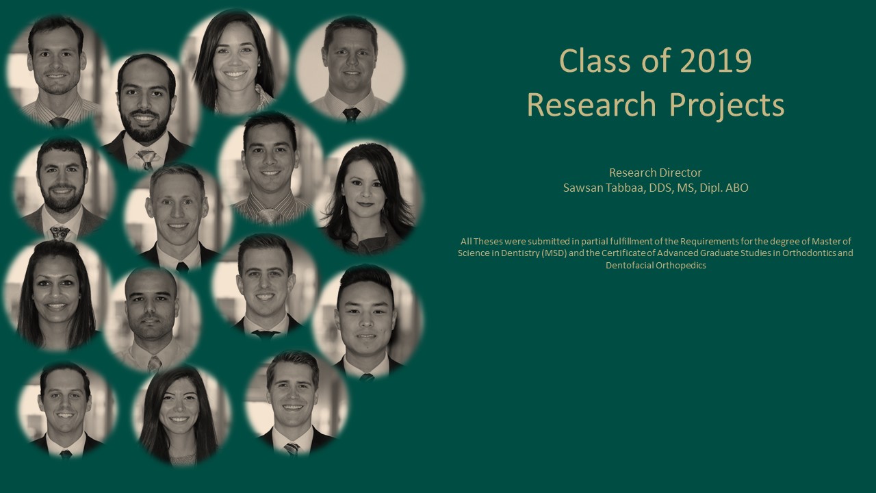 Class of 2019 Research