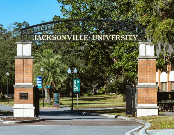 Jacksonville University entrance gates