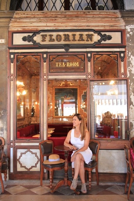 Dr. Annmarie Willette at the Florian coffee shop