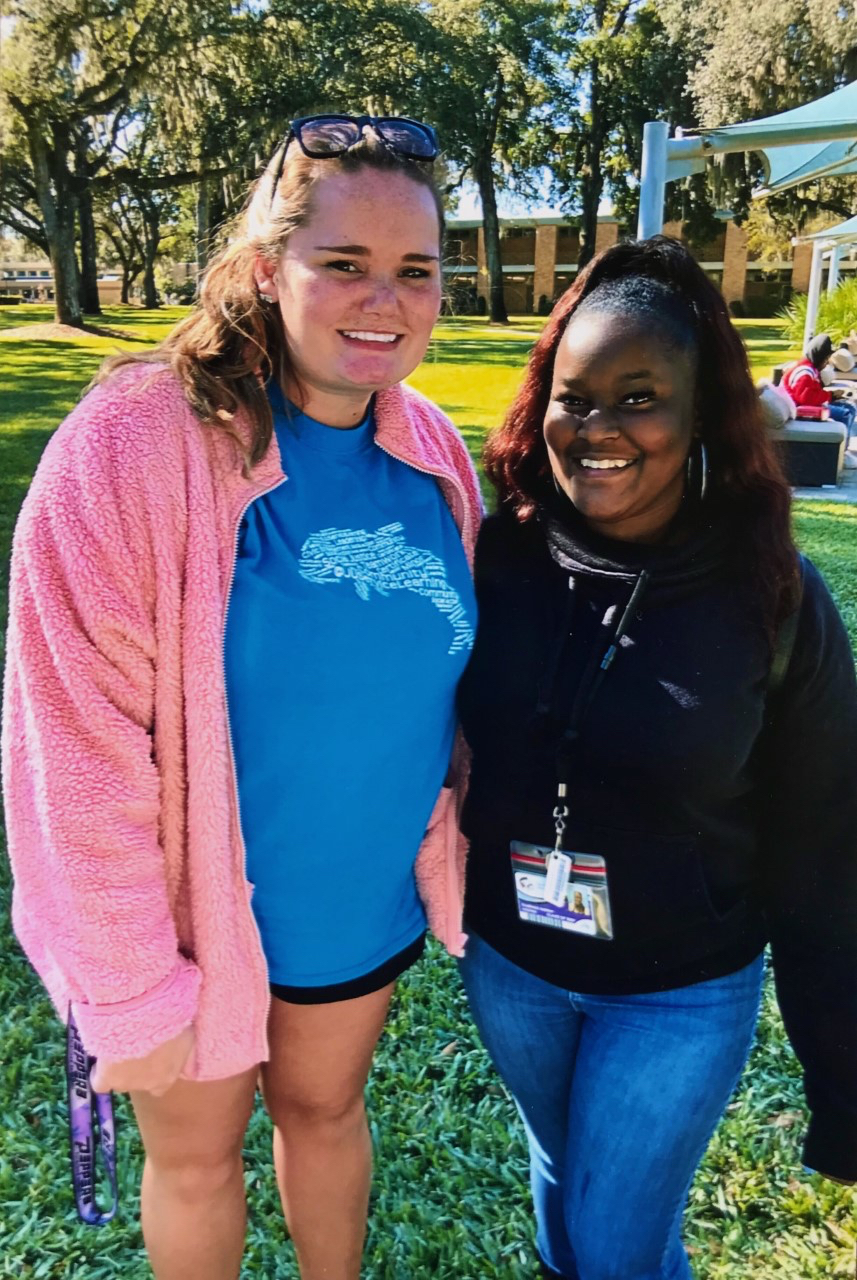 Diana Cleveland with her Terry Parker mentee