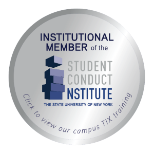 Logo: JU is a member of the Student Conduct Institute