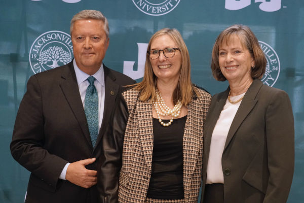 President Tim Coast, Dr. Sutherland and First Lady Mrs. Stephanie Cost
